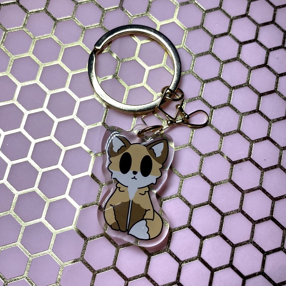 Fox keychain